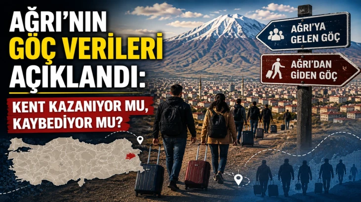 Ağrı'nın Göç Verileri Açıklandı: Kent Kazanıyor mu, Kaybediyor mu?