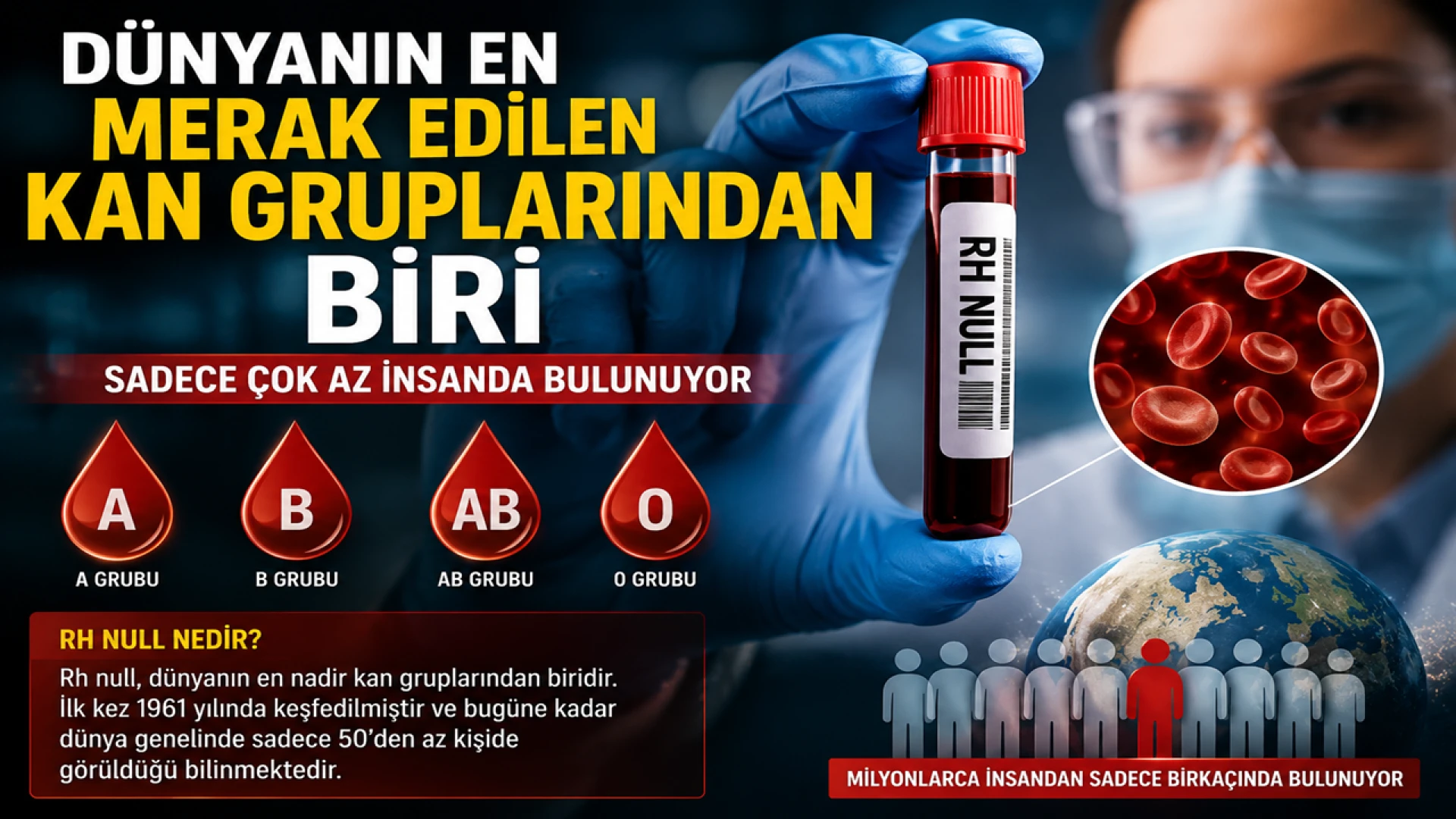 Sıfır Kan Grubu Hakkında Bilinmeyen 8 Gerçek