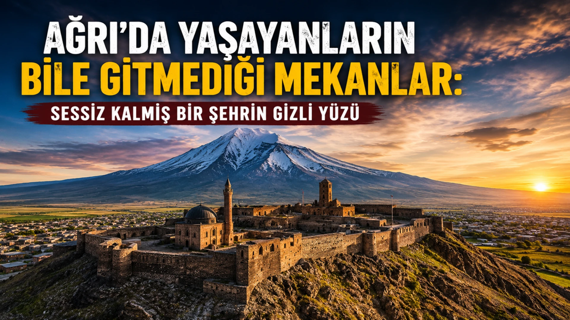 Ağrı’da Yaşayanların Bile Gitmediği Mekanlar: Sessiz Kalmış Bir Şehrin Gizli Yüzü