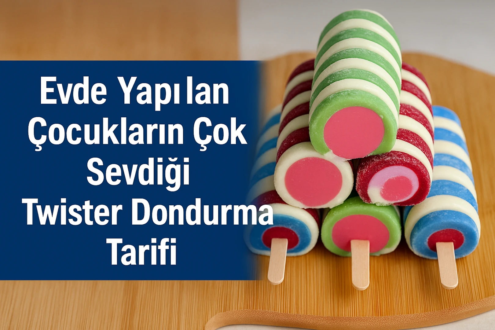 Evde Twister Dondurma Yapımı: Renkli, Serinletici ve Eğlenceli Bir Tarif