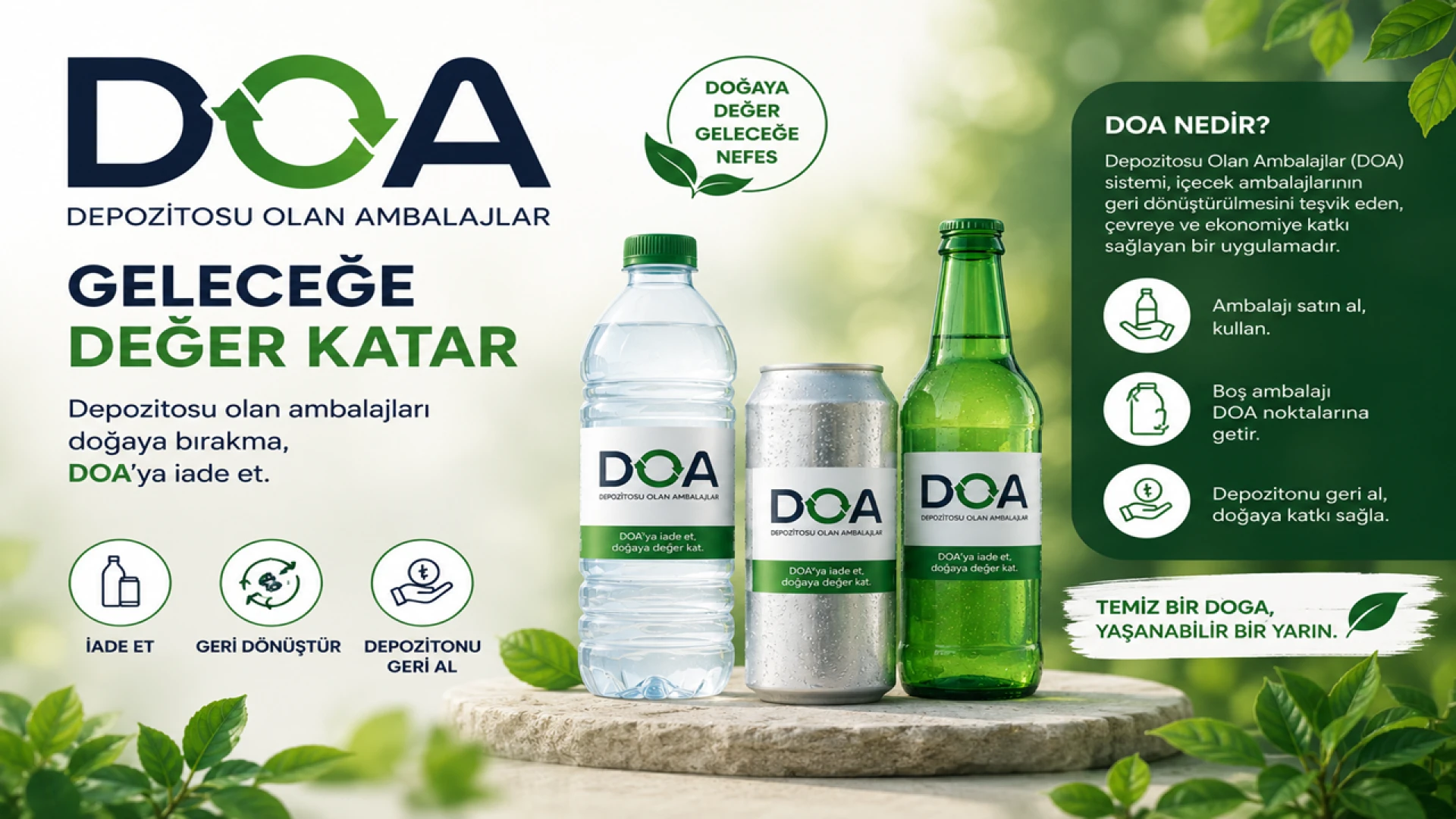 Ağrı’da DOA Depozitosu Olan Ambalajlar Uygulaması 1 Temmuz’da Devreye Giriyor