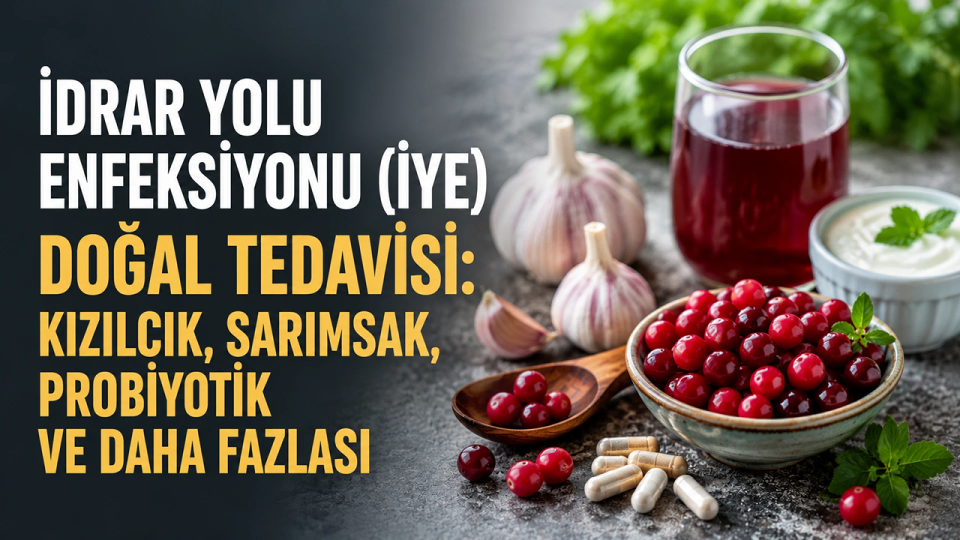 İdrar Yolu Enfeksiyonuna Ne İyi Gelir? Doğal Tedavi Yöntemleri
