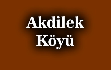 Akdilek ( Koz ) Patnos