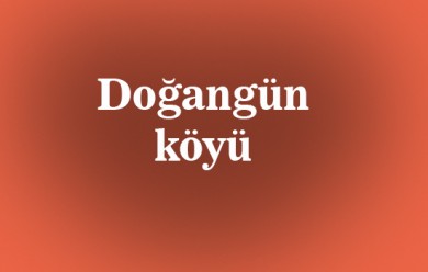 Doğangün ( Derik ) Tutak