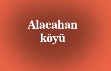 Alacahan ( Elecexan ) Tutak